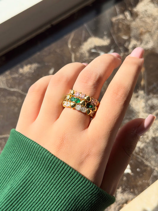 Cherie Ring - Green