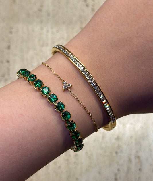 Emerald Dreams Tennis Bracelet