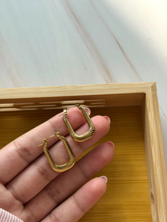 Textured Statement Hoops