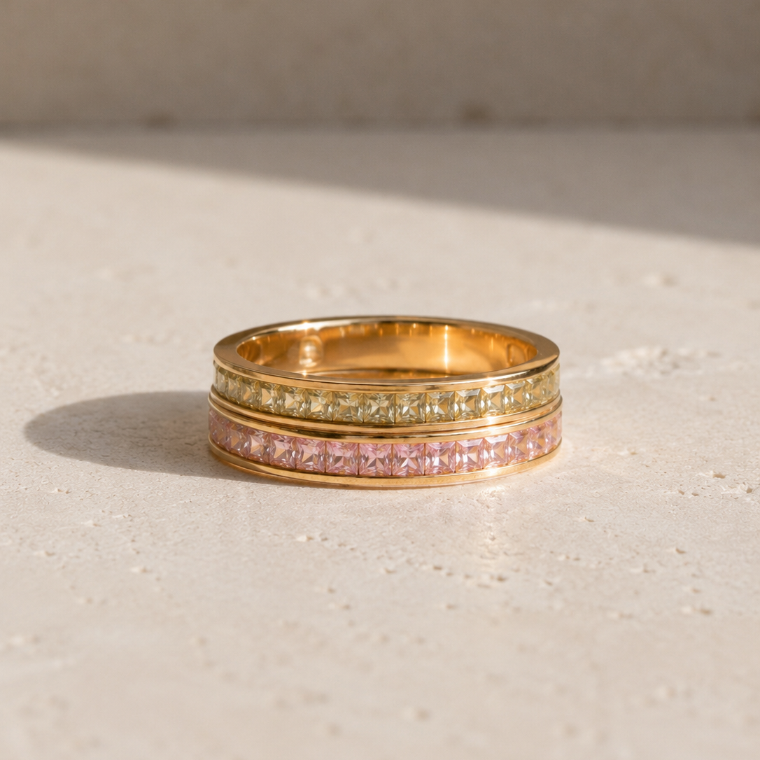 Pixie Dust Ring Stack - Set of 2 Rings