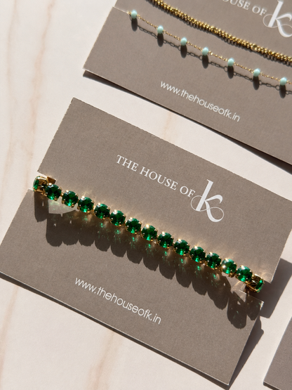 Emerald Dreams Tennis Bracelet