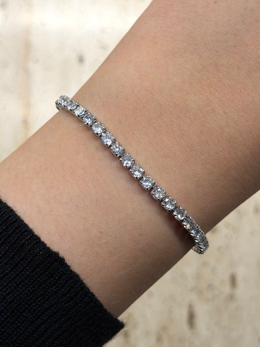 Diamond Dust Tennis Bracelet