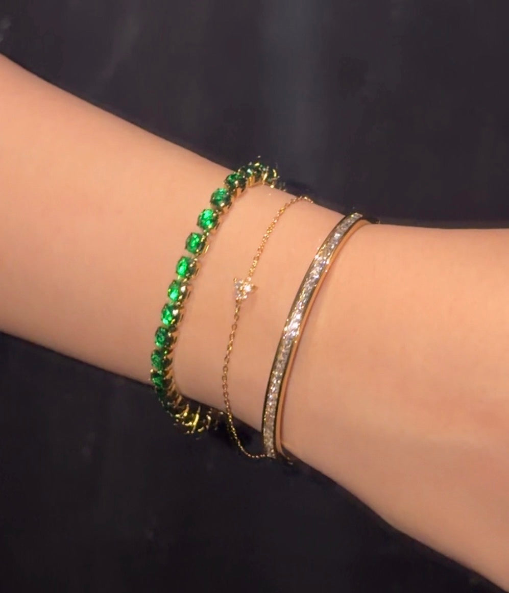 Emerald Dreams Tennis Bracelet