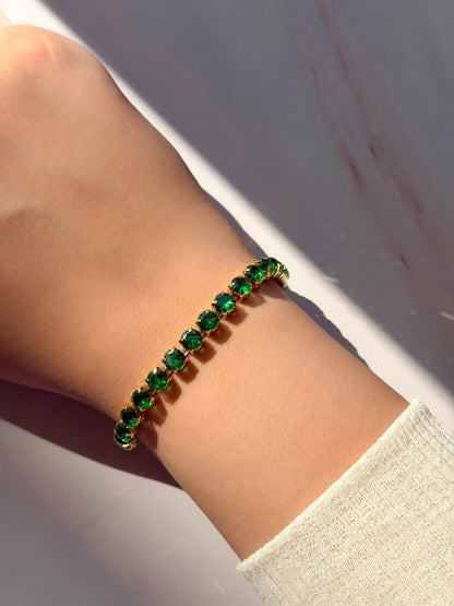 Emerald Dreams Tennis Bracelet