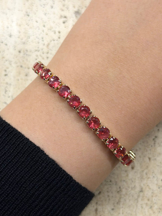 Ruby Crush Tennis Bracelet