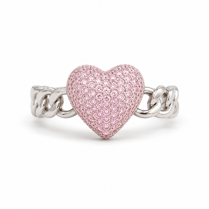 Ice cold heart ring