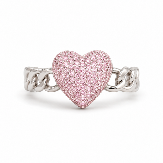 Ice cold heart ring