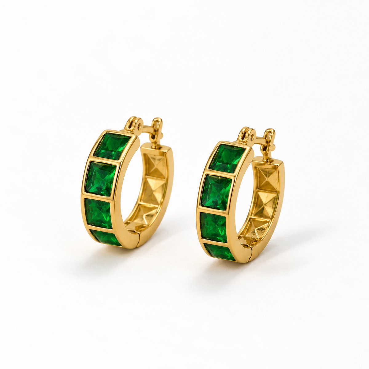 Allure Green Hoops