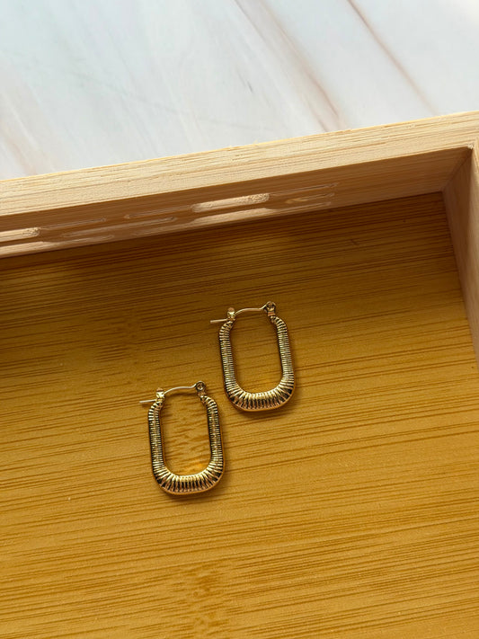 Textured Statement Hoops