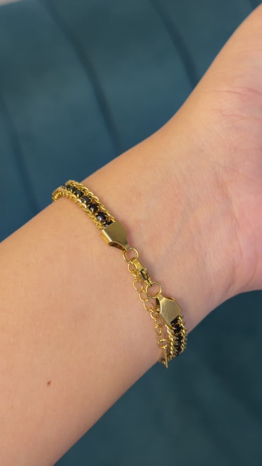 Midnight Gold Bracelet