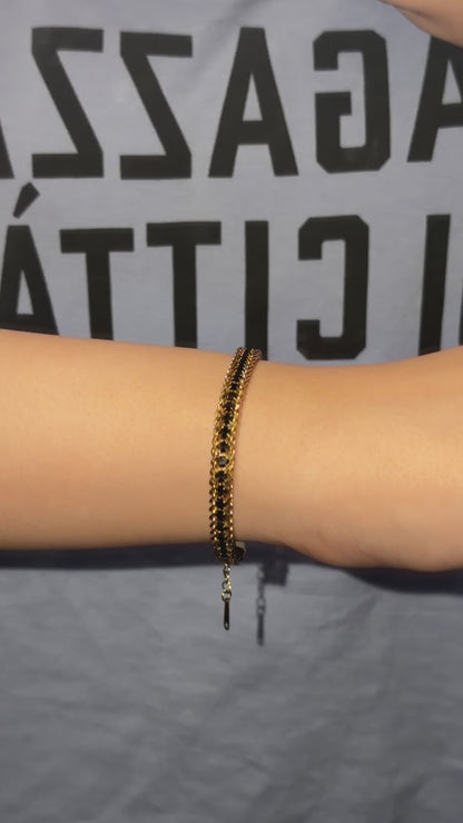 Midnight Gold Bracelet